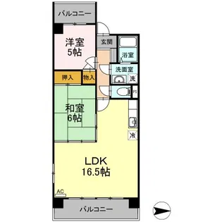 リーガル鷺沼【2階】の間取り