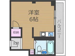 光栄ハイツ大畑【2階】の間取り
