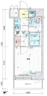 ルーブル川崎都町弐番館【5階】の間取り