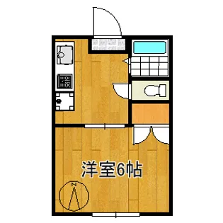 シャンボール志度【4階】の間取り