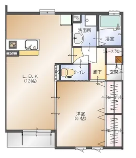 ロワールコート梶ヶ谷【1階】の間取り