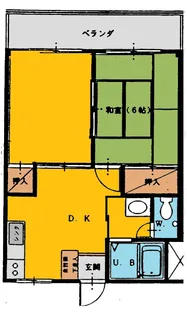 ファーストハイツ【2階】の間取り