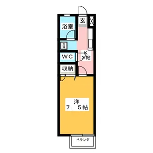 ガーデンヒルズ【1階】の間取り