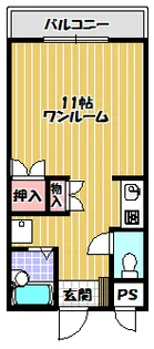N1ビル【2階】の間取り