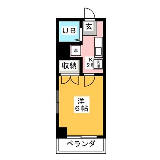 パレスプレサス7th【2階】の間取り