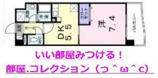 ベイプレイス小倉【6階】の間取り