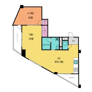 熊谷コーポビアネーズ【4階】の間取り
