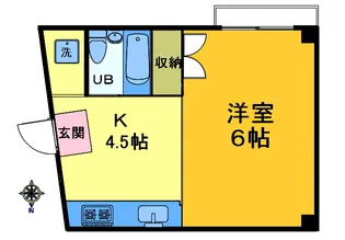 戸塚ハイム【1階】の間取り