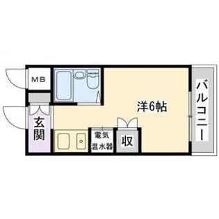 スカイコート姫路【4階】の間取り