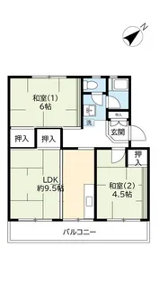 UR南花台【3階】の間取り