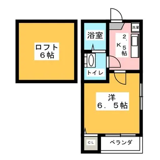 オークヴィラ柴田【1階】の間取り