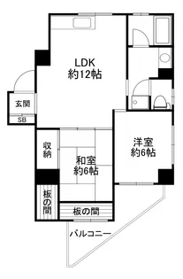 グリーンヒル文京【6階】の間取り