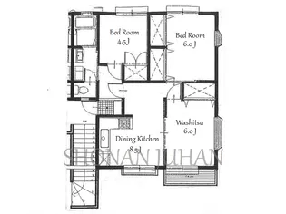 フローラルハイツ【2階】の間取り