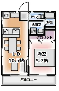 サニースポット【1階】の間取り