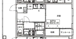 シルクエース【2階】の間取り
