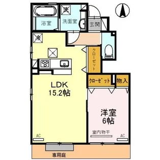 アルビオン【1階】の間取り