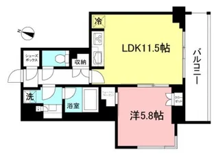 プライムメゾン方南町【4階】の間取り