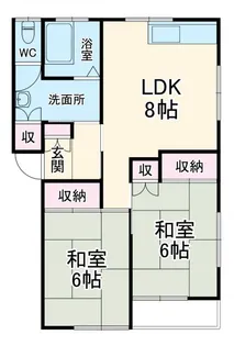 和光荘【3階】の間取り