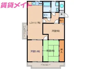 3LDKの間取り画像