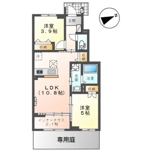 ディア マイアミ【1階】の間取り