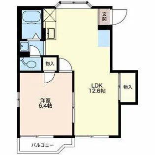 フォーブルやまと B【2階】の間取り
