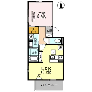 兵庫県三田市高次2【アパート】の間取り