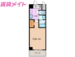 will Do 四日市白須賀【2階】の間取り