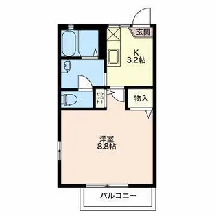 セピアコートHERO【1階】の間取り