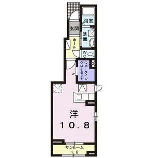 クルーセII【1階】の間取り
