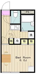 レオパレスヒルズ生田【2階】の間取り
