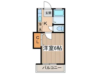 マルヨシコ-ポ22【1階】の間取り