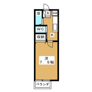 ロイヤルハイム【2階】の間取り