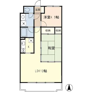 ベルフォーレ弐番館【3階】の間取り