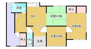 愛媛県新居浜市東雲町2【一戸建】の間取り