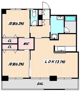 千葉県市川市行徳駅前1【マンション】の間取り