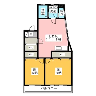 サテライト【3階】の間取り