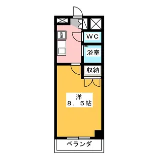 サンライズ大曽根【2階】の間取り