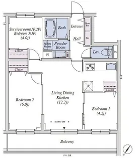Dear WAN Court 練馬平和台【3階】の間取り