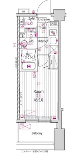 ガーラ・ステーション横浜三ツ沢【3階】の間取り