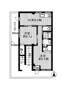 三浦ビル【3階】の間取り