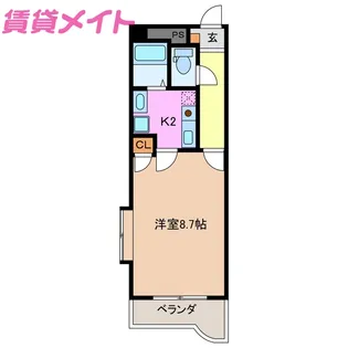 LUMINA S.K【3階】の間取り