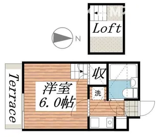 ジュネパレス柏第109【1階】の間取り