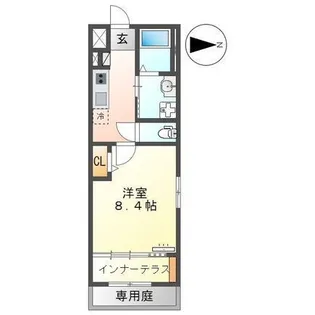 熊本県菊池郡大津町大字杉水【アパート】の間取り