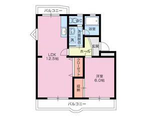 コーポエンドレス【1階】の間取り