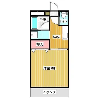 山形県山形市富の中4【マンション】の間取り
