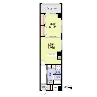 カステッロ石神井公園【3階】の間取り