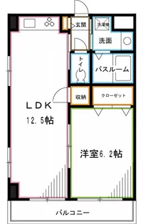 東京都杉並区清水1【マンション】の間取り