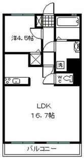 ウィッシュ・ヴィーガ【3階】の間取り