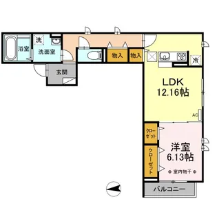 ウィルサクシーズ【3階】の間取り