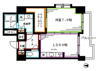 ラグジュアリーアパートメント中野坂上【9階】の間取り